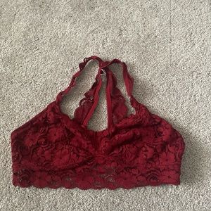 Red lace Bralette